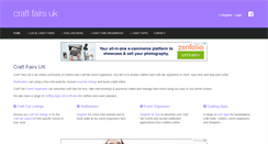 Desktop Screenshot of craftfairsuk.com
